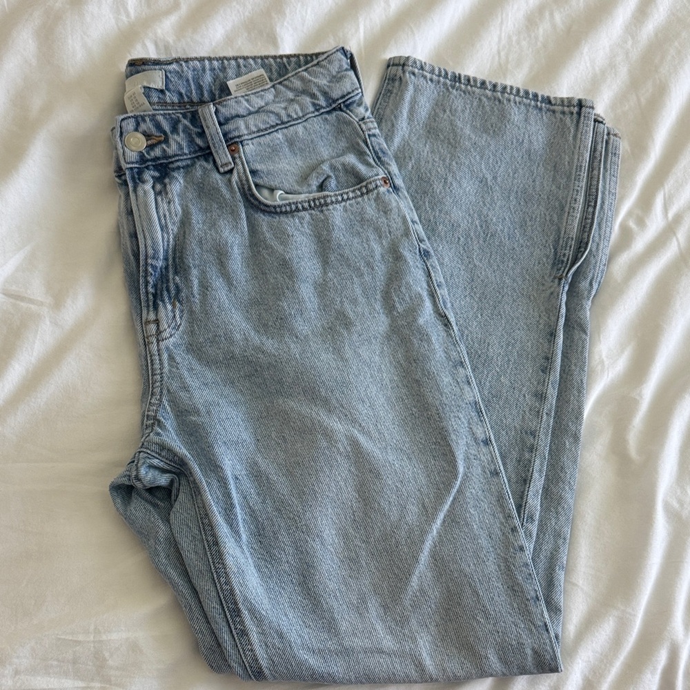 H&M Light Blue Denim Pants